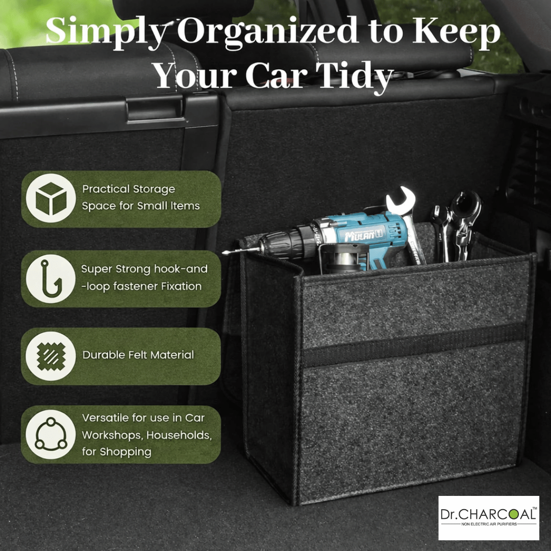 Car Trunk Organizer for Tools & Documents