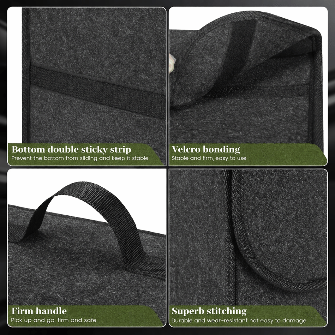 Car Trunk Organizer for Tools & Documents