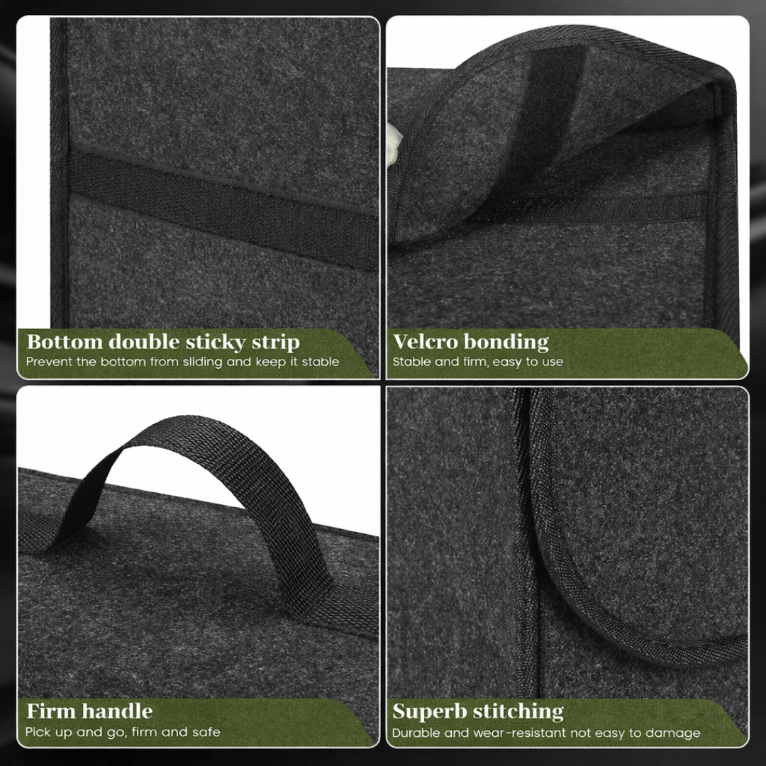 Large Car Trunk Organizer for Tools & Documents